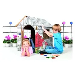 Casetta gioco Colorabile Paper Farm House (87x71x88cm) 5005 B - immagine 1