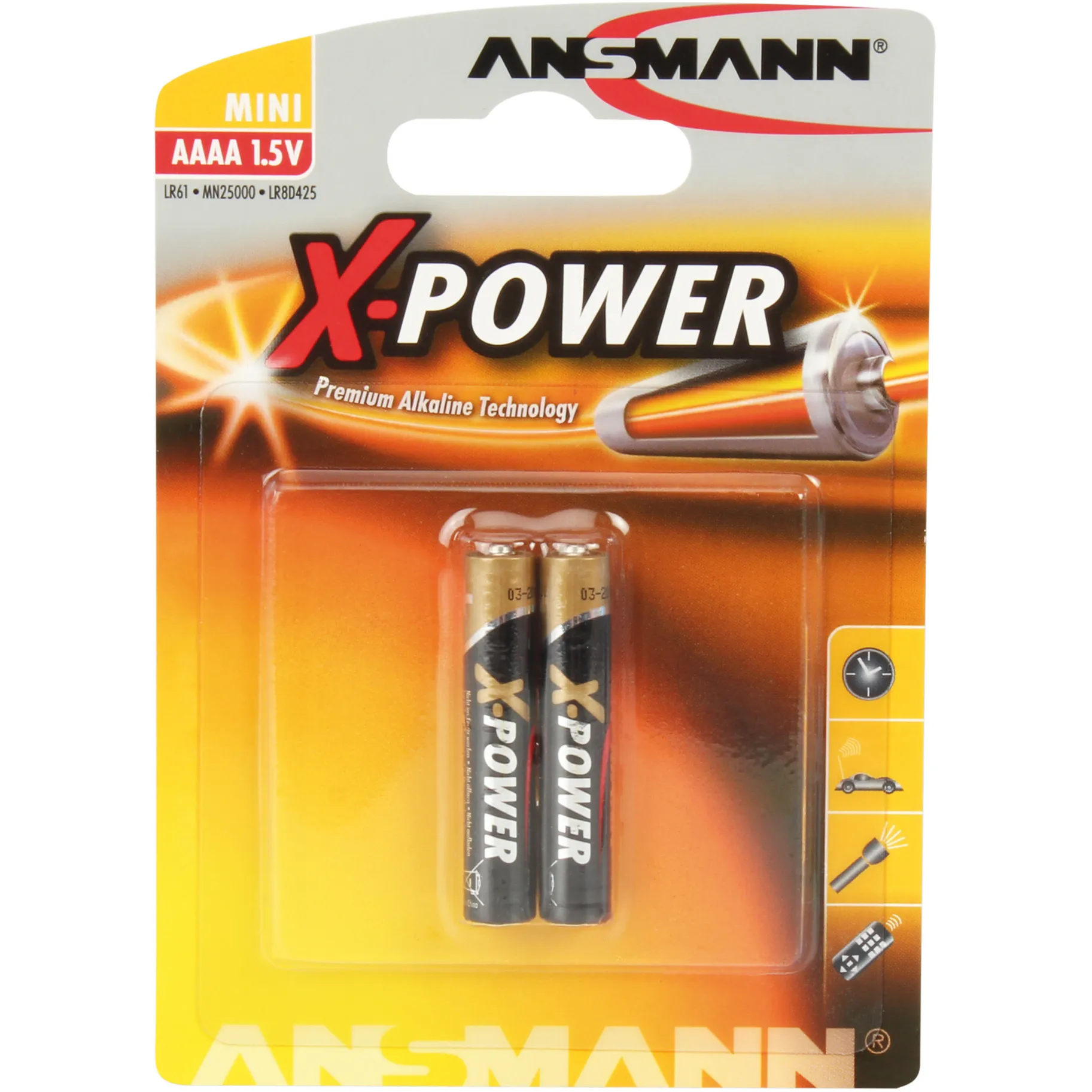X-Power Batteria alcalina Mini AAAA / LR08 - immagine 1