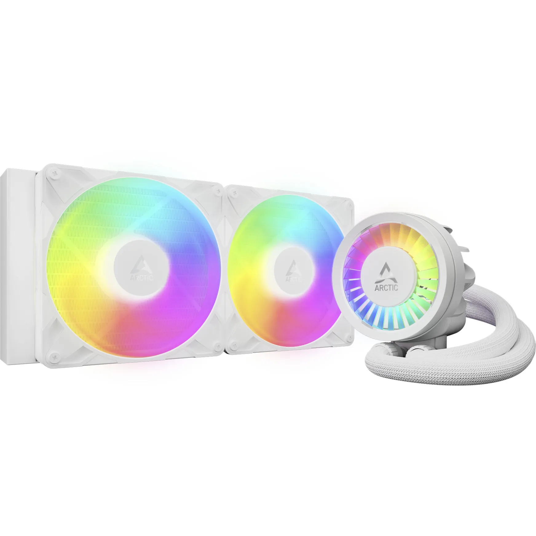 Liquid Freezer III Pro 280 A-RGB (White) Processore Raffreddatore di liquidi tutto in uno 12 cm Bianco 1 pz, Raffreddamento ad acqua - immagine 1