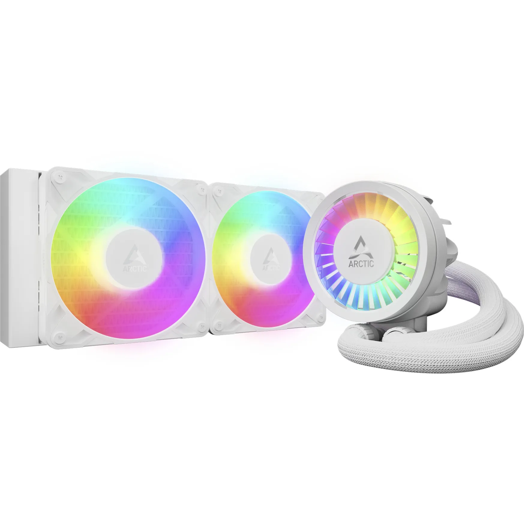 Liquid Freezer III Pro 240 A-RGB Processore Raffreddatore di liquidi tutto in uno 12 cm Bianco 1 pz, Raffreddamento ad acqua - immagine 1