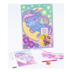 Set mosaico Quadro 3D Unicorn DIAMANTINY Assortito 90031 - immagine 1