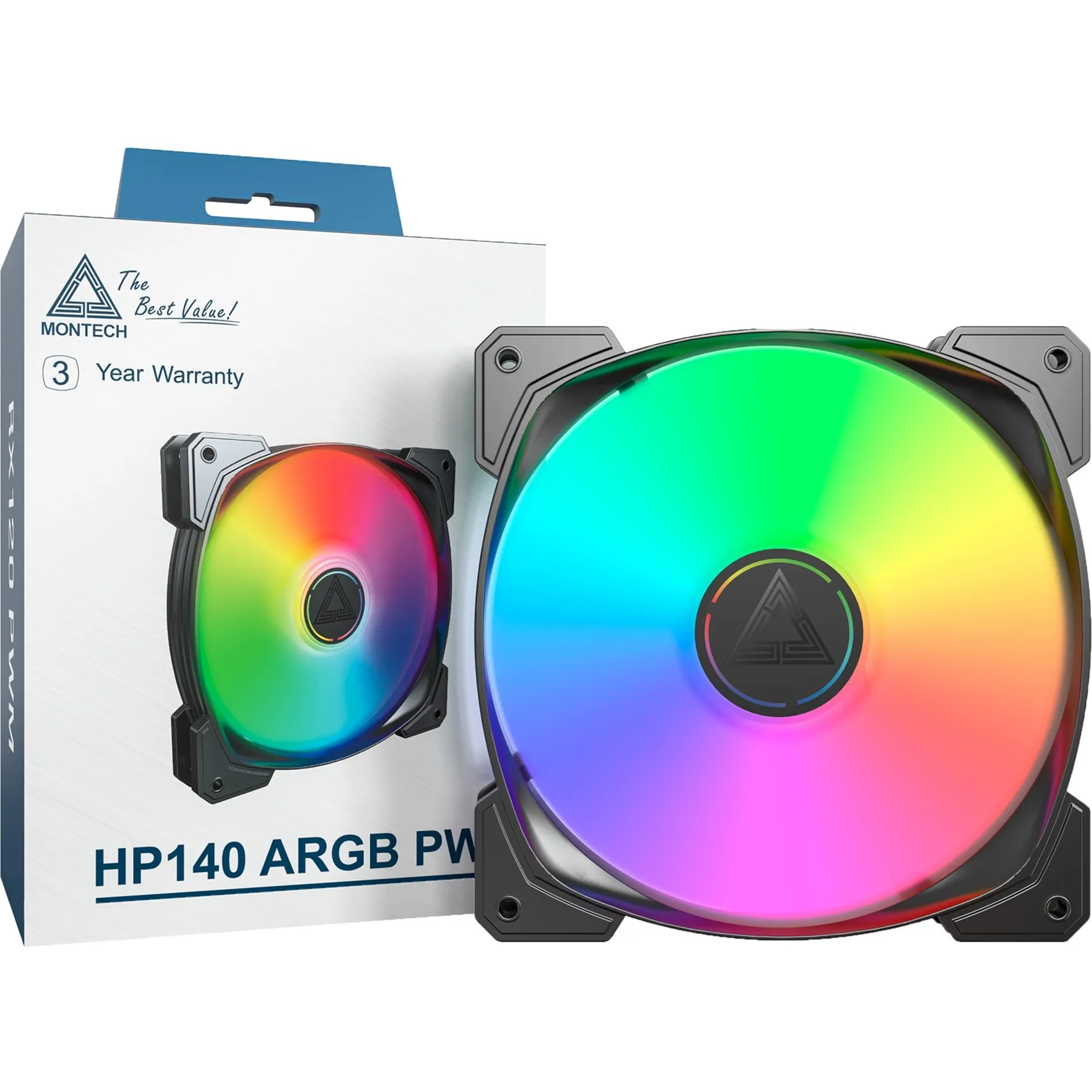 HP140 ARGB PWM 140x140x25, Ventola - immagine 1