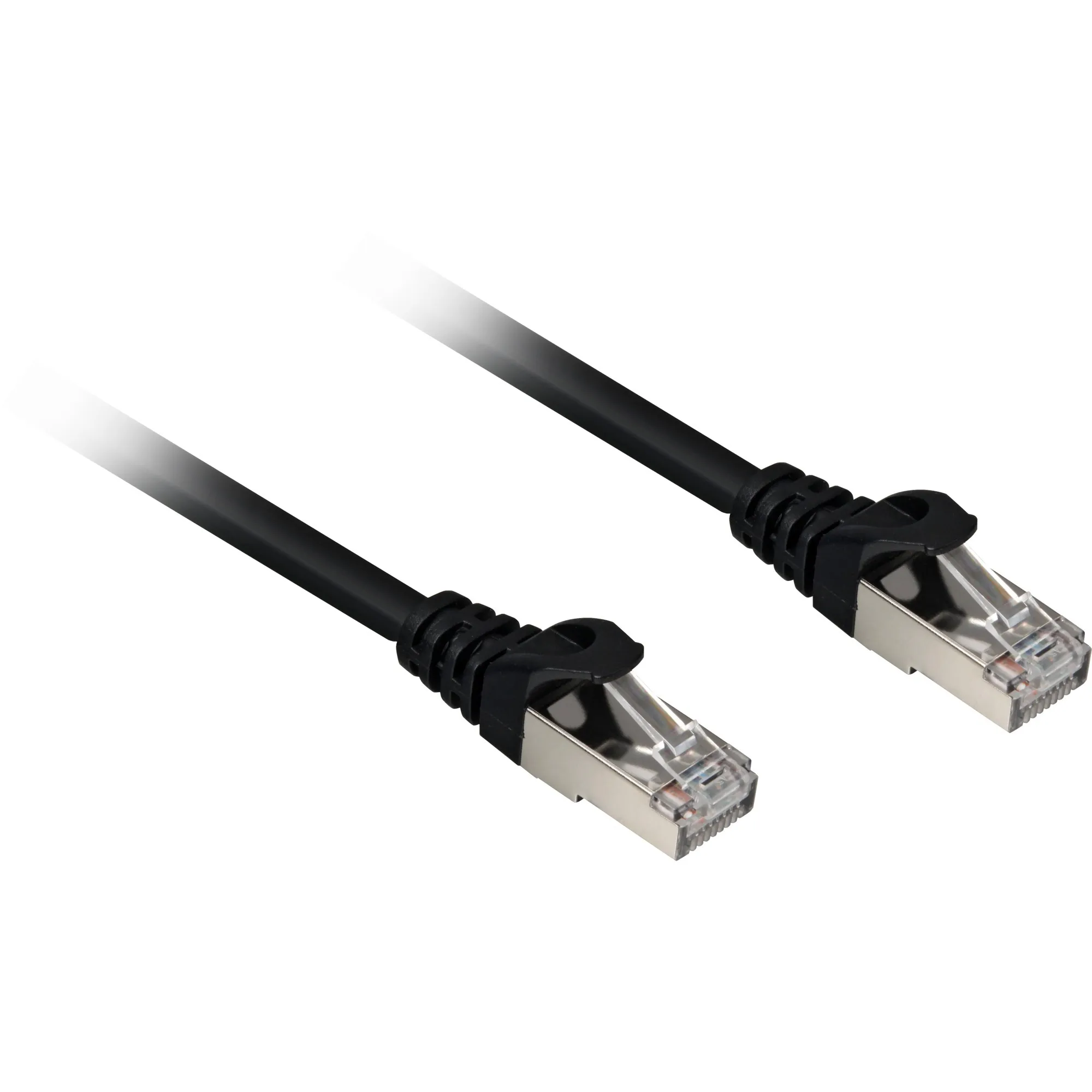 Cat.6a SFTP cavo di rete Nero 0,25 m Cat6a S/FTP (S-STP) - immagine 1