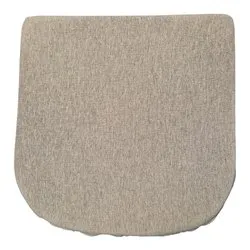 Cuscino seduta misto cotone Net Beige 00 (47x46x4cm) Sfoderabile - immagine 1