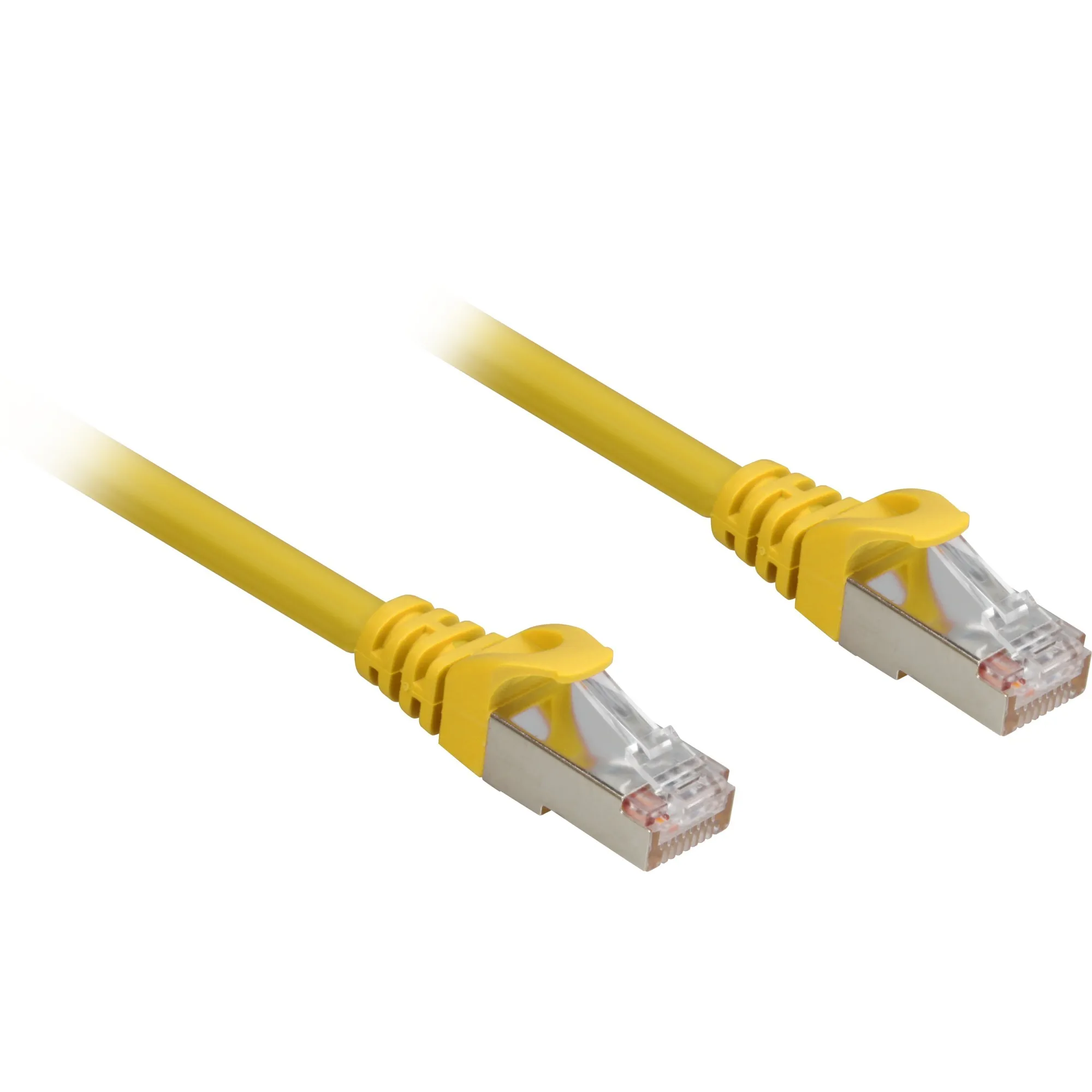 Cat.6a SFTP cavo di rete Giallo 0,25 m Cat6a S/FTP (S-STP) - immagine 1