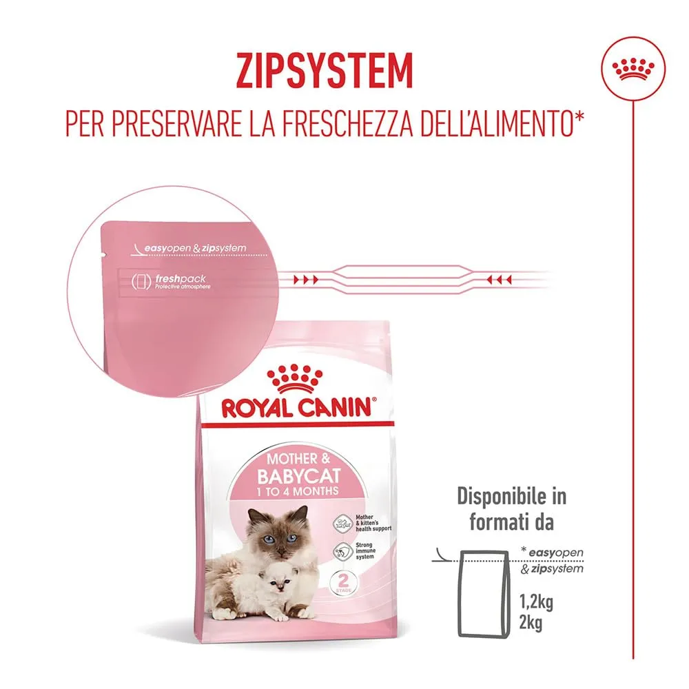ROYAL CANIN Mother & Babycat - Alimento secco completo per gatti - 4kg - immagine 9