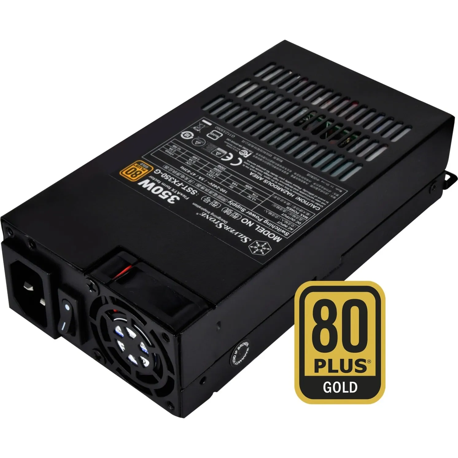 FX350-G alimentatore per computer 350 W 20+4 pin ATX Flex ATX Nero, Alimentatore PC - immagine 1