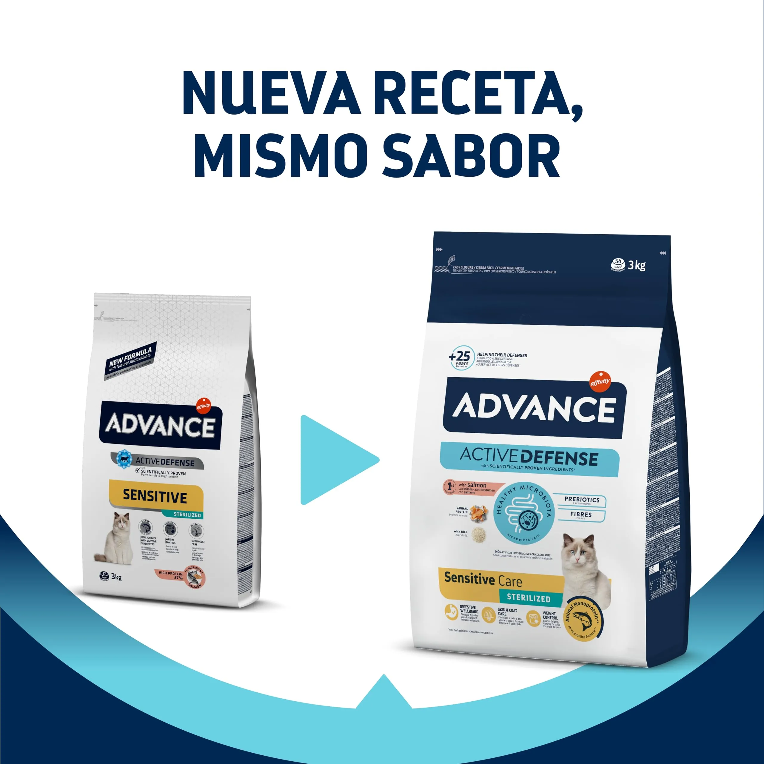 Advance Sensitive Sterilized - Cibo per Gatti Sterilizzati Adulti con Salmone - 3kg - immagine 3