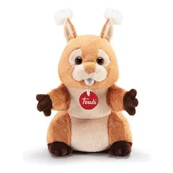 Peluche Marionetta Scoiattolo (15x25x16cm) PUPPETS Marrone e Beige 29625 - immagine 1