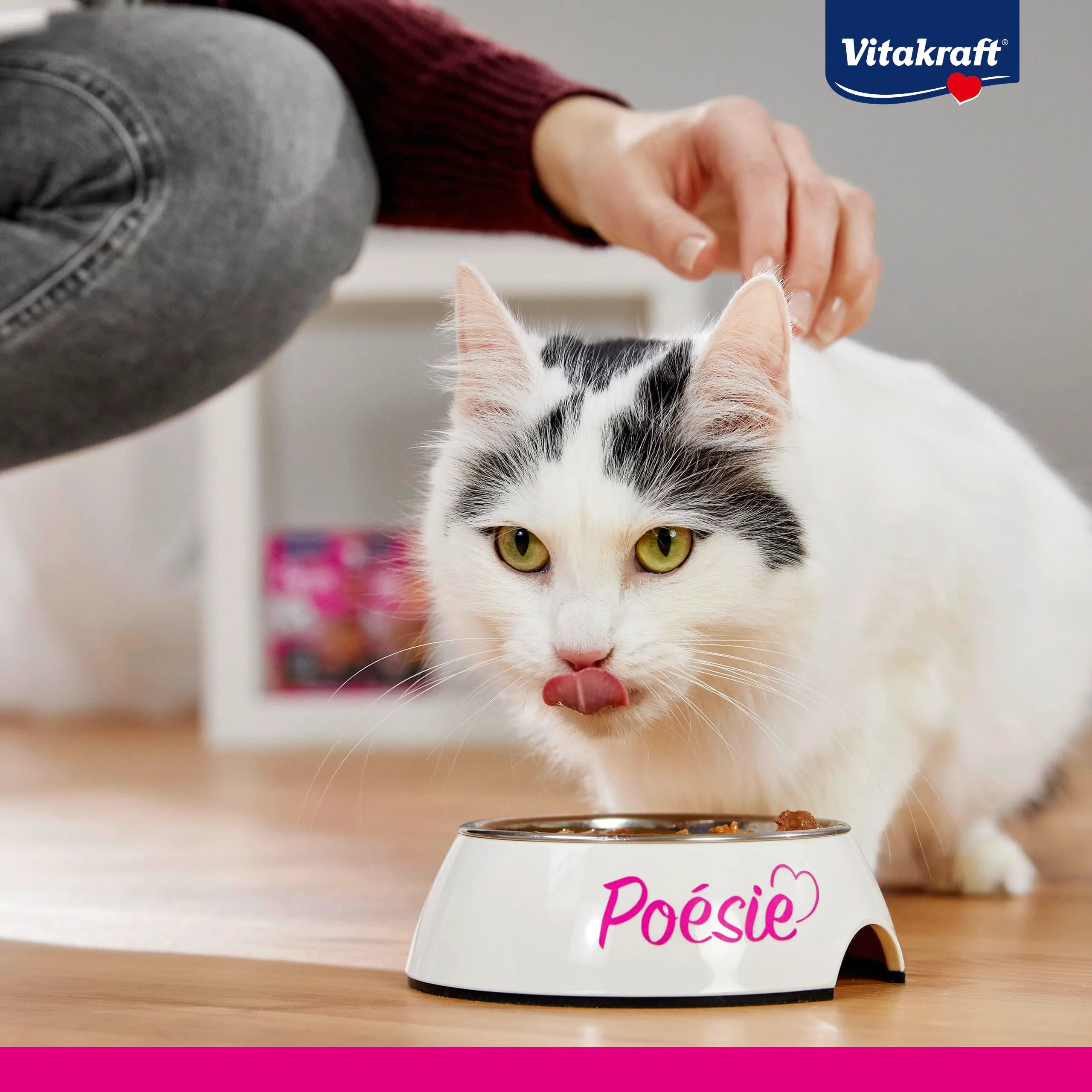 Vitakraft Poésie Délice, alimento umido gatto, alimento umido gatto in salsa, con pollo, confezione scorta, senza l’aggiunta di zuccheri e cereali (23x 85g) - immagine 4