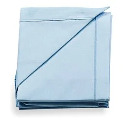 Set lenzuola culla carrozzina 3 pz TINTA UNITA Azzurro 030 1010 22 - immagine 1