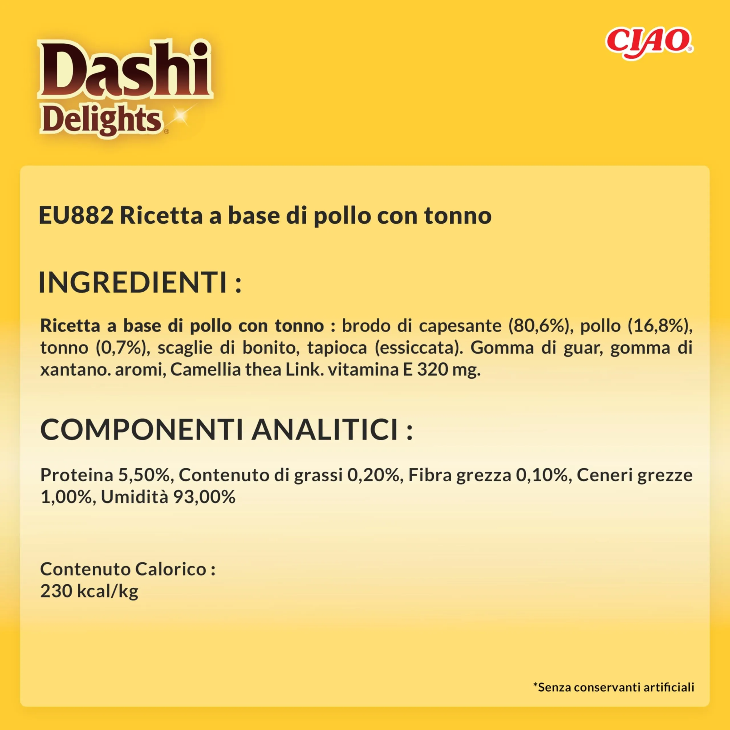 INABA Dashi Delights Silky Broth, Cibo Umido per Gatti con Pollo e Tonno, Brodo di Pesce, Ricco di Proteine, Ingredienti Naturali, Pasto Complementare, 1 Confezione da 40 g - immagine 6