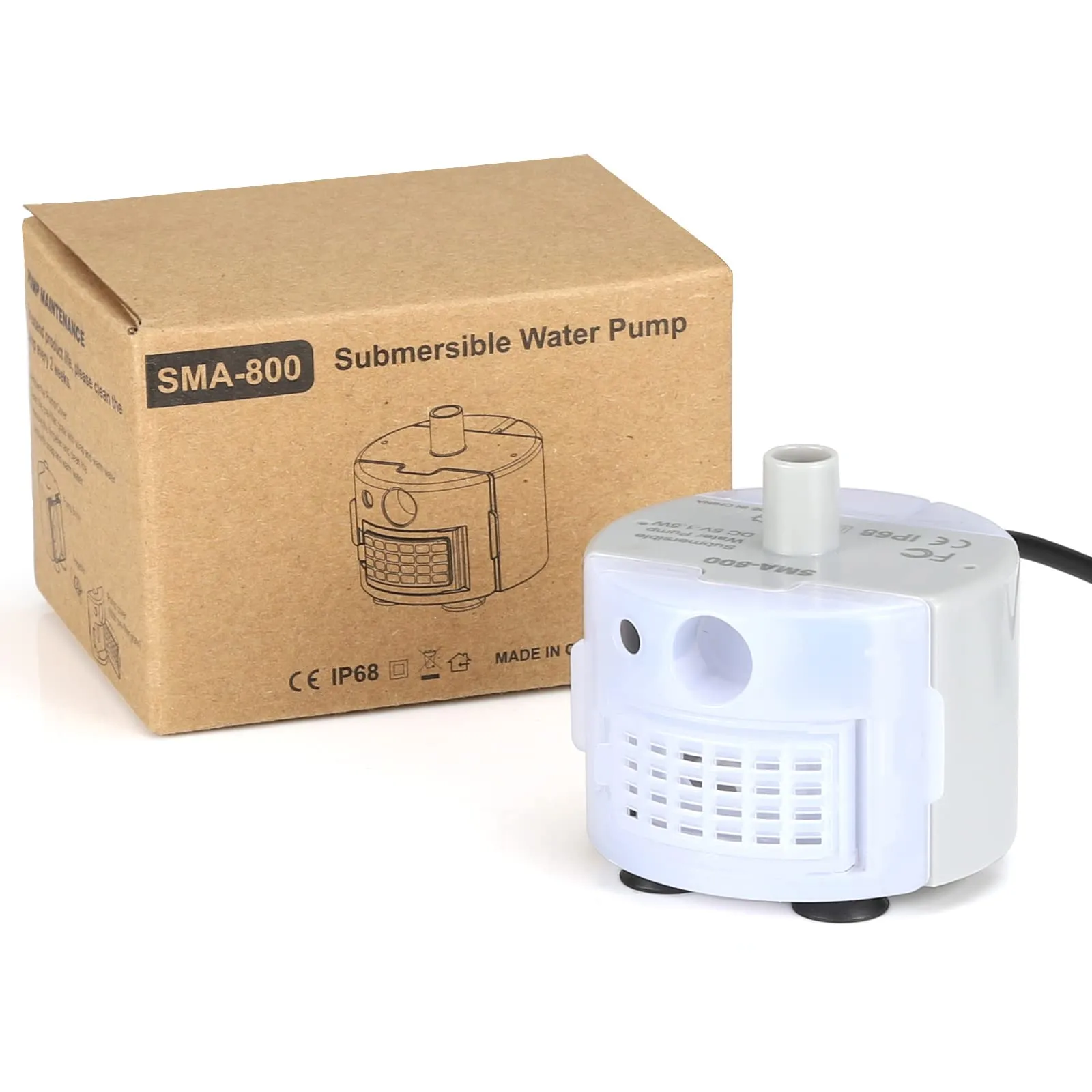 Diealles Shine Pompa per Fontana Gatti con LED, USB Pompa di Ricambio Fontanella Gatti per 2.5L Fontana - immagine 7
