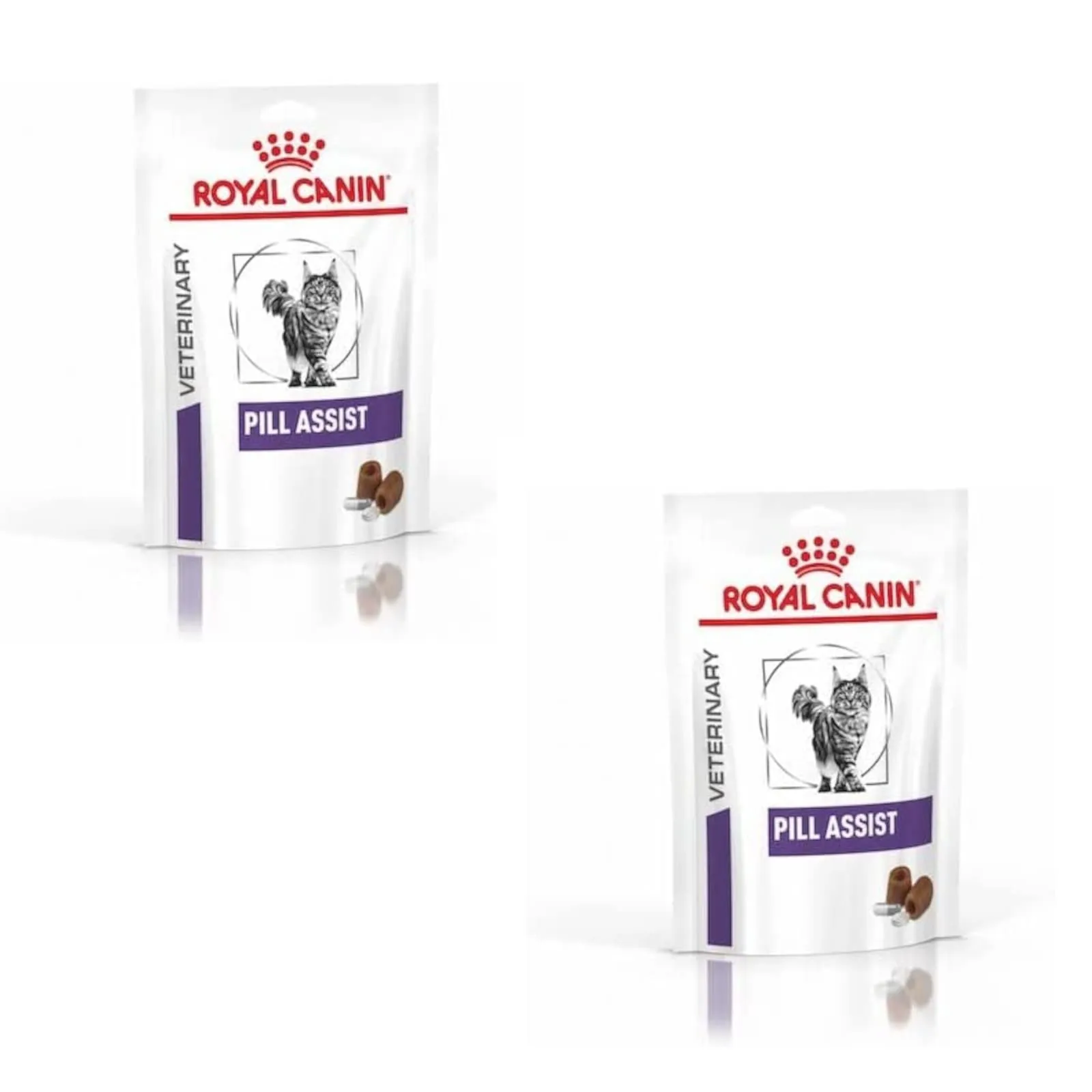 Royal Canin Veterinary Pill Assist CAT | Confezione Doppia | 2 x 45 g | Alimento complementare per gatti | Gustose crocchette per facilitare la somministrazione dei farmaci - immagine 1