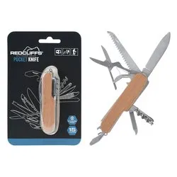 Coltellino multiuso 15 funzioni Inox e Naturale X20200100 - immagine 1