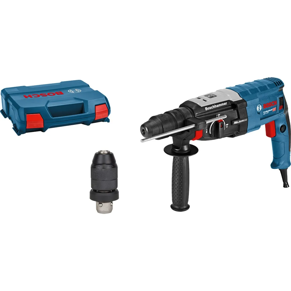 GBH 2-28 F 4000 Giri/min SDS-plus 3,1 kg Nero, Blu, Trapano a percussione - immagine 1