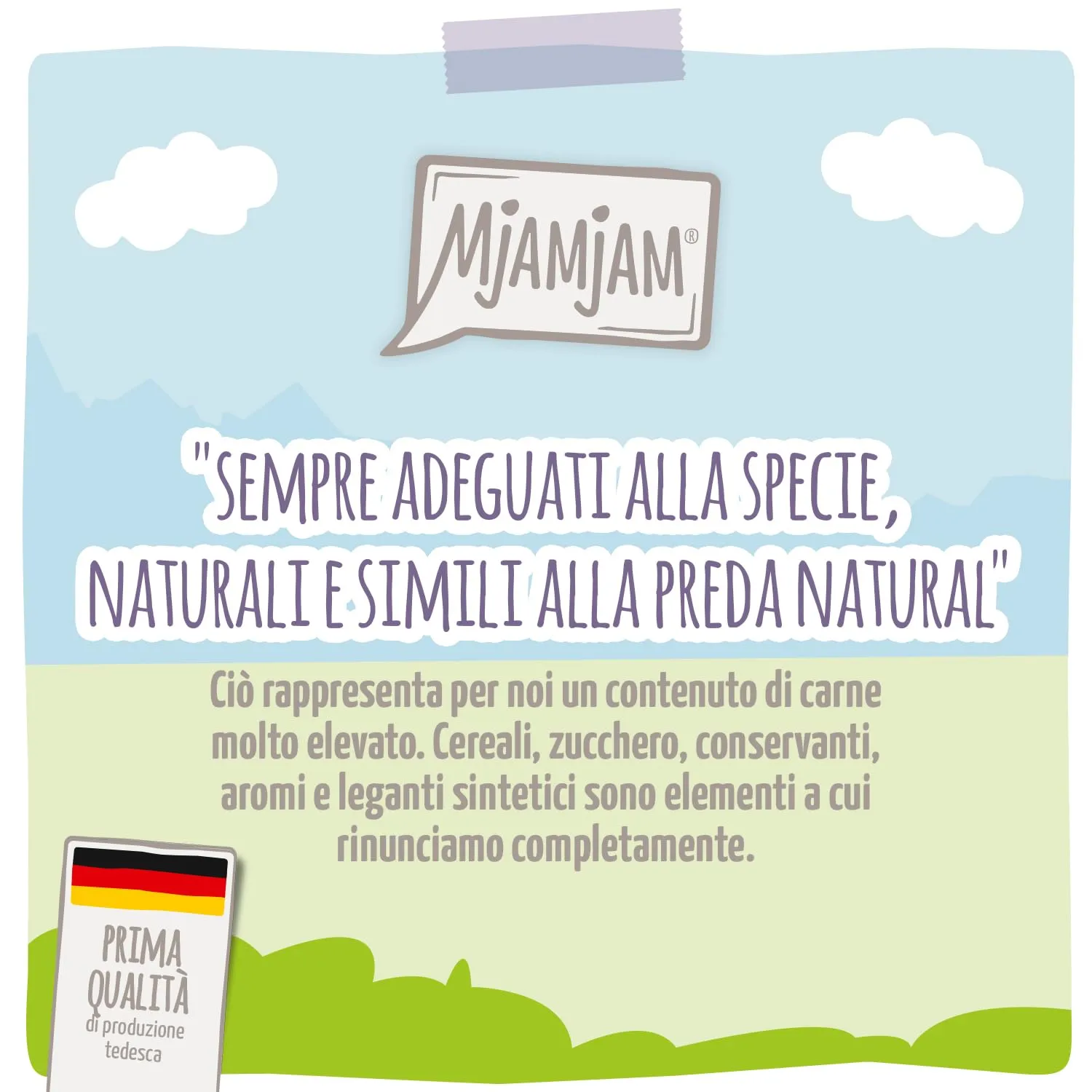 MjAMjAM - Cibo umido premium per gatti - DUO di pollo e coniglio su zucca al vapore, confezione da 6 (6 x 200 g), senza cereali con carne extra - immagine 2