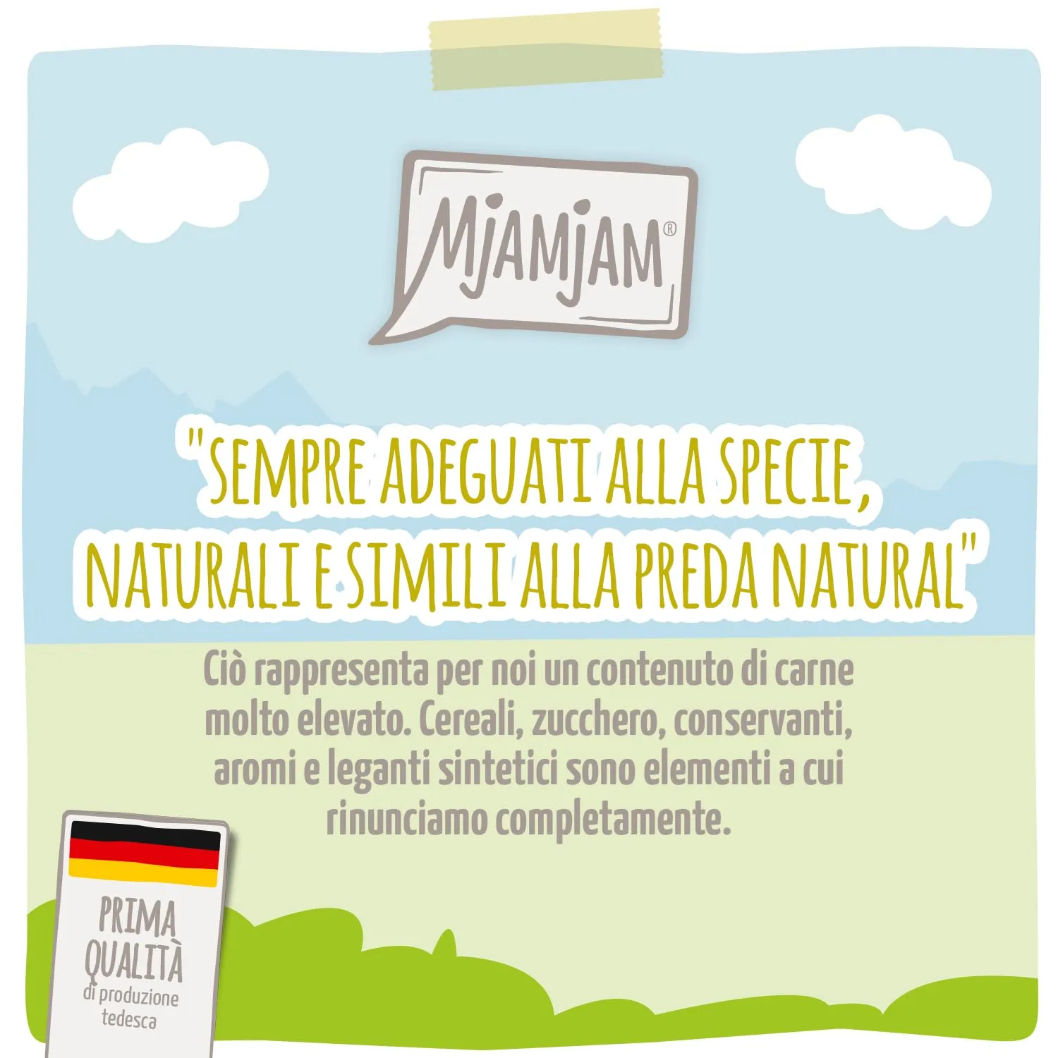 MjAMjAM - Cibo umido premium per gatti - DUO di anatra tenera e buon tacchino su zucca al vapore, confezione da 6 (6 x 400 g), senza cereali con carne extra - immagine 2