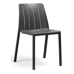 Sedia da esterno polipropilene TIBERINA Bistrot Antracite 40206 02 000 - immagine 1