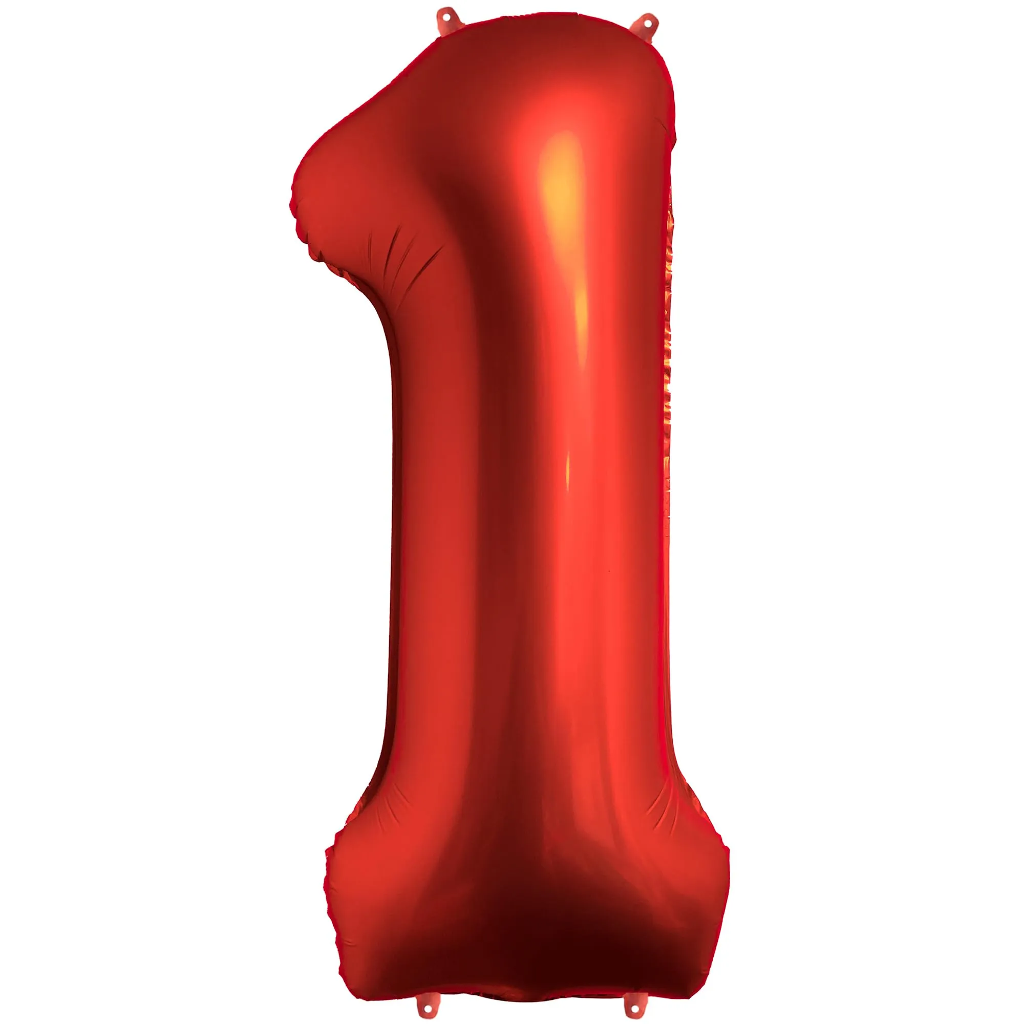 FUNFEST Palloncino Numero 1 Rosso Cromo 100cm - immagine 1