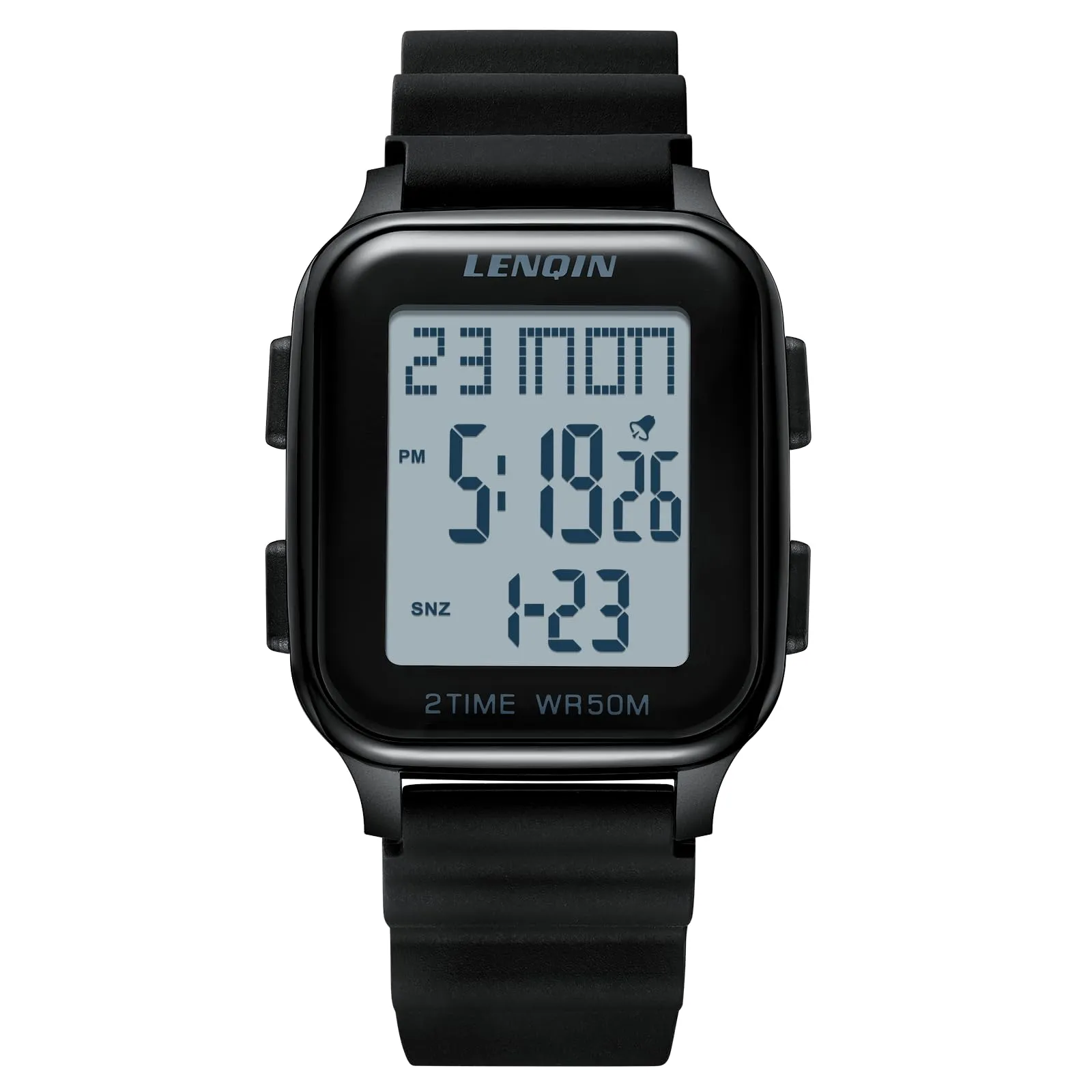 LN LENQIN Orologio Uomo Digitale Impermeabile Sportivo LED Cronometro - immagine 1