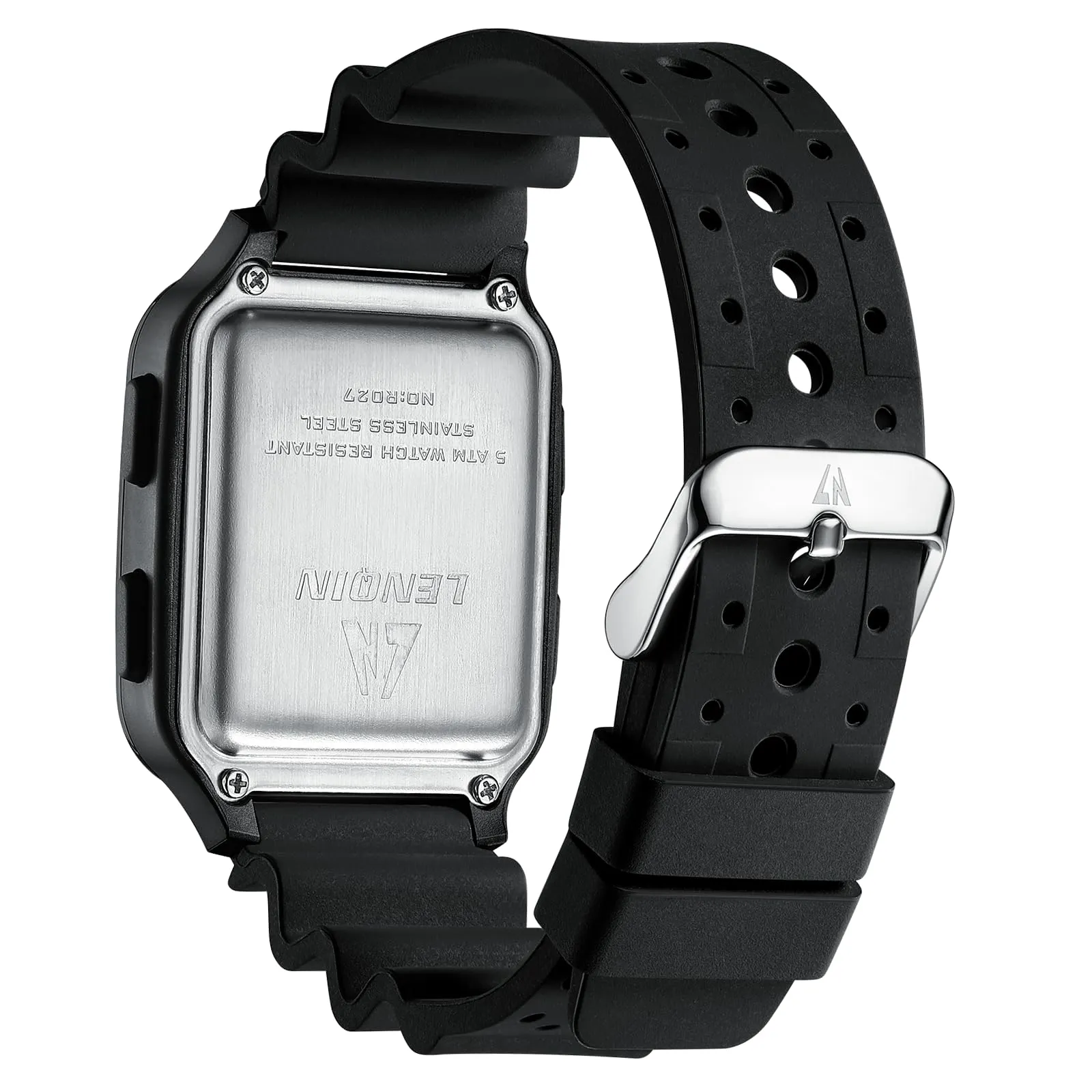 LN LENQIN Orologio Uomo Digitale Impermeabile Sportivo LED Cronometro - immagine 4