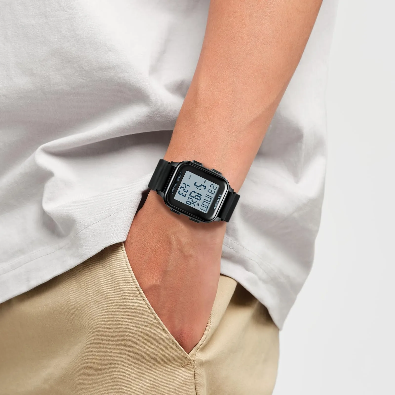 LN LENQIN Orologio Uomo Digitale Impermeabile Sportivo LED Cronometro - immagine 7