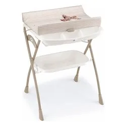 Fasciatoio pieghevole con bagnetto (77,5x69x101cm) VOLARE Cagnolini C203008 C264 - immagine 1