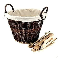 Cesto legna vimini (53x42x45cm) GARDEN FRIEND Marrone CB653794 - immagine 1