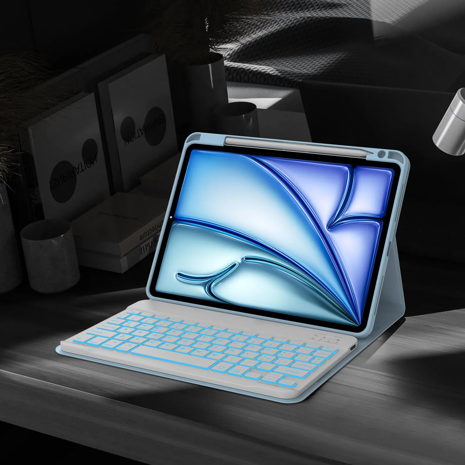 Cover Tastiera per iPad Air 11 M4 2026/M3 2025/M2 2024 11 Pollici - immagine 9