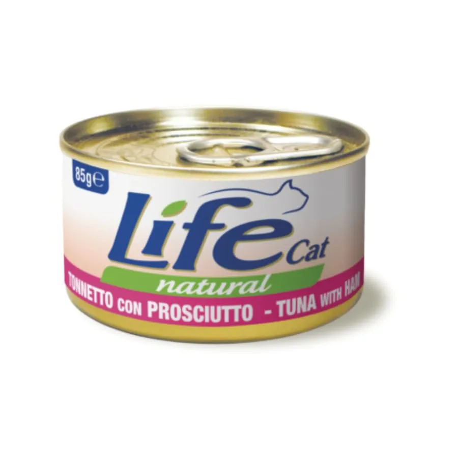 Life Natural Cat 85g (ADULT, TONNO, PROSCIUTTO E POLLO) - immagine 1