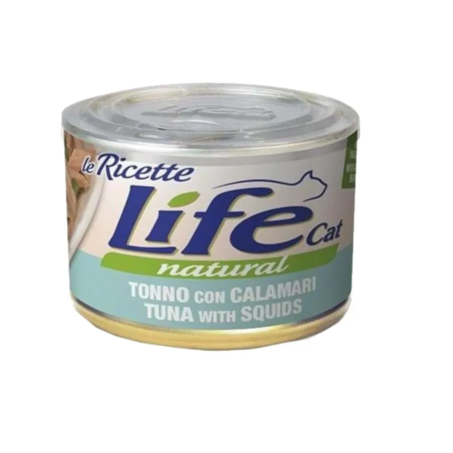 Life Natural Cat 85g (ADULT, TONNO E CALAMARI) - immagine 1