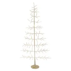 Albero luminoso Bianco 1 gioco di luce (H150 D75 cm) TIGLIO 2D 186 luci - MICROLED Bianco caldo IP44 79946 - immagine 1