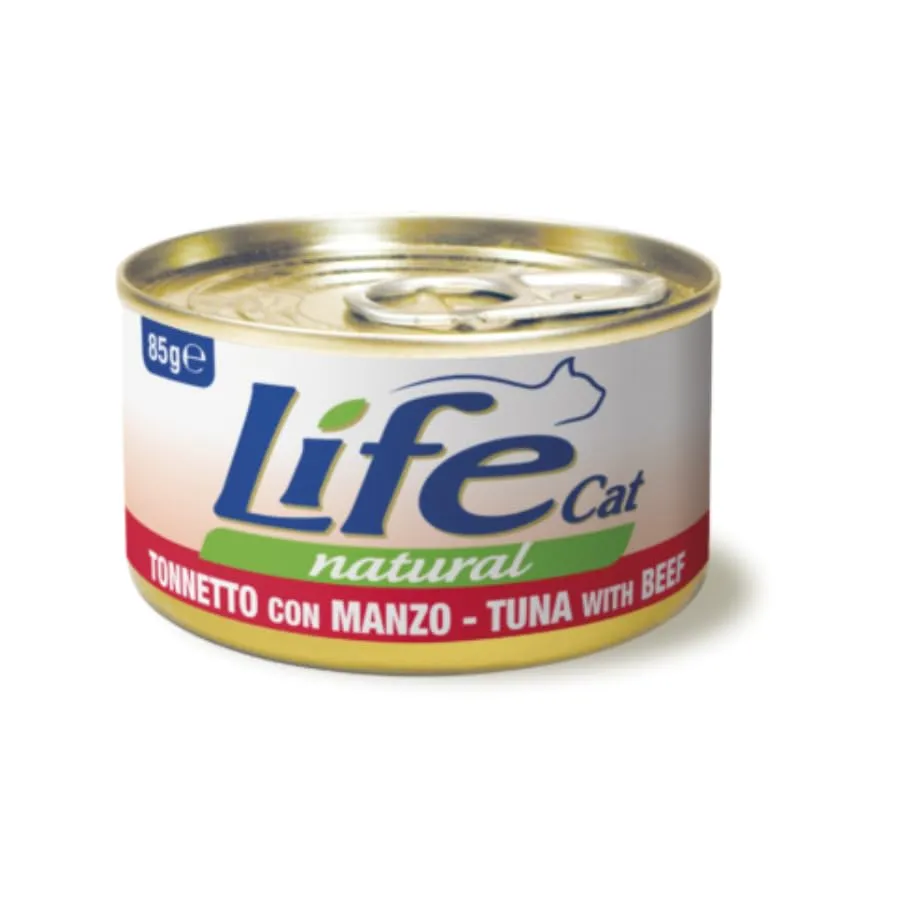 Life Natural Cat 85g (ADULT, TONNO E MANZO) - immagine 1