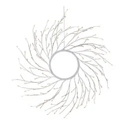 Corona 1 gioco di luce (45cm) (1pz) TIGLIO 160 luci - MICROLED Bianco caldo IP44 78468 - immagine 1