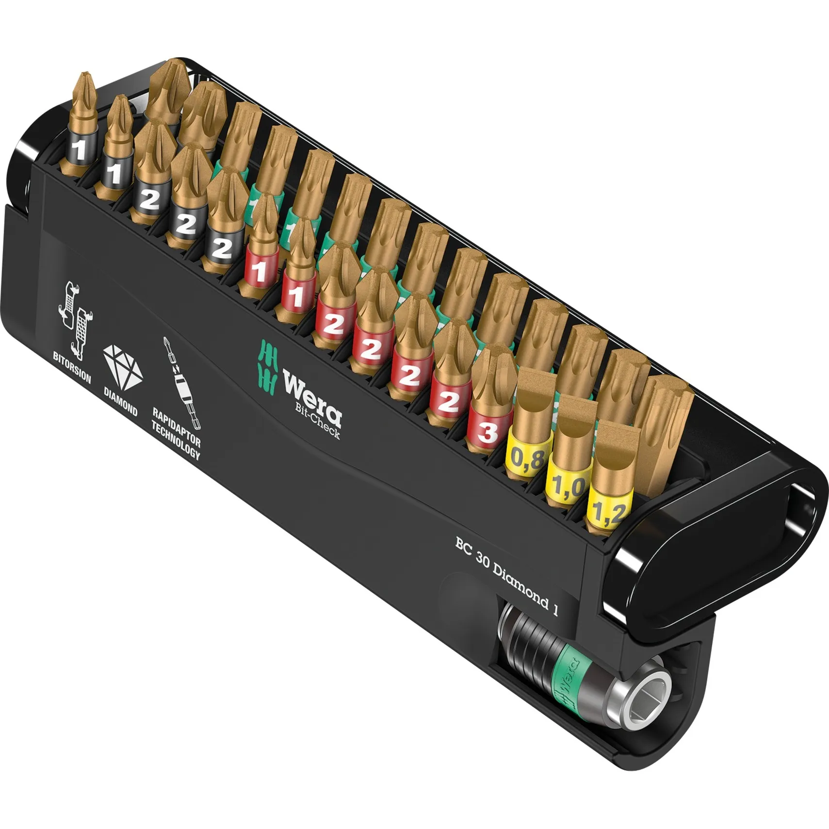 BC 30 Diamond 1 punta per cacciavite 30 pezzo(i), Set di bit - immagine 1