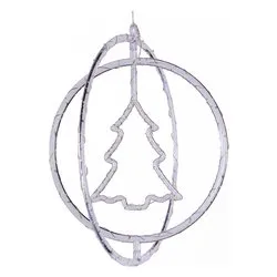 Stella, Fiocco, Albero (D32 cm) luce fissa (1pz) MICROLED Bianco caldo IP20 78543 - immagine 1