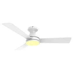 Ventilatore soffitto con luce White (1 luce - 1400 Lumen - 18 W - Bianco CCT) (104x25cm) 7147 B IR - immagine 1