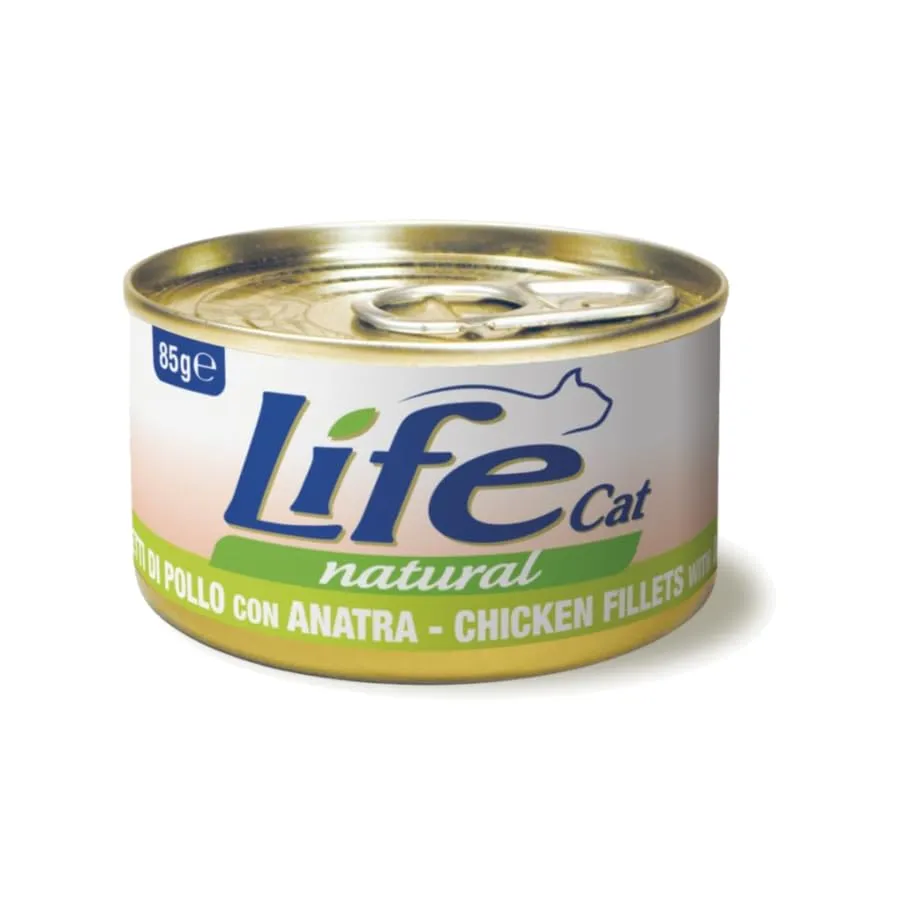 Life Natural Cat 85g (ADULT, POLLO E ANATRA) - immagine 1