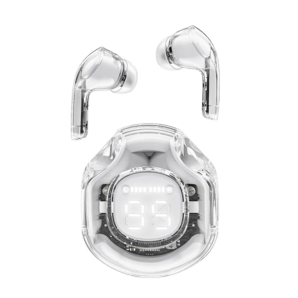 Handsfree Bluetooth Acefast T8, TWS, Bianco - immagine 1