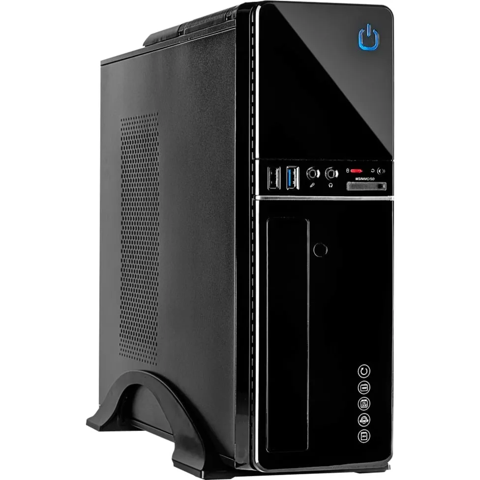 IT-607 Desktop Nero, Chassis Tower - immagine 1