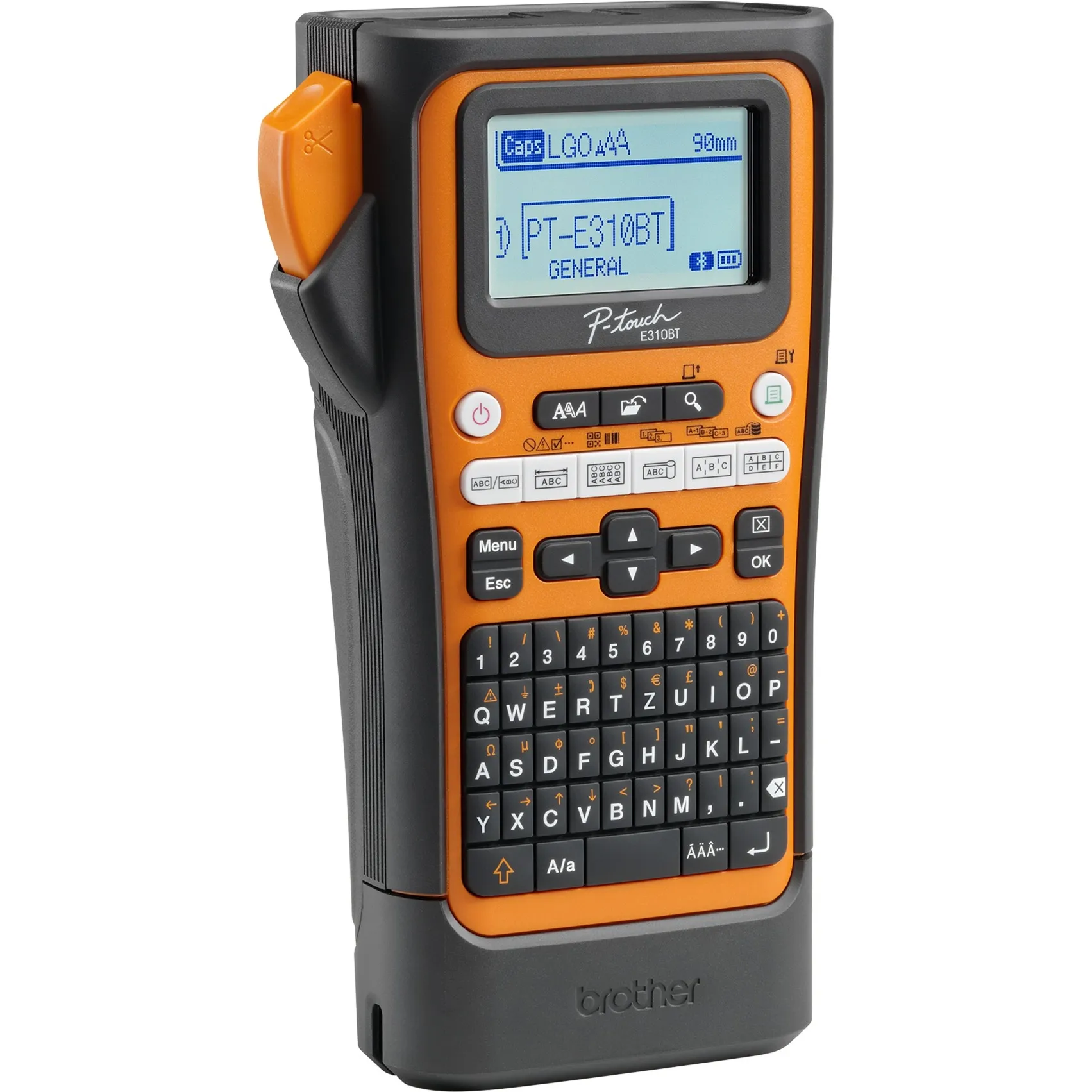 PT-E310BTVP stampante per etichette (CD) Trasferimento termico 180 x 180 DPI 20 mm/s Con cavo e senza cavo HSE/TZe Bluetooth QWERTY, Stampa etichette - immagine 1