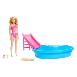Set bambola con piscina BARBIE HRJ74 - immagine 1