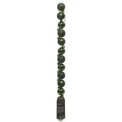 Set palline albero Natale (14pz-3cm) Plastica Pine green 9020467 - immagine 1