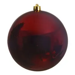 Pallina albero Natale (1pz-14cm) Polistirene Oxblood 9022263 - immagine 1