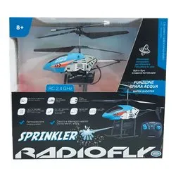 Elicottero radiocomandato Sprinkler 6F 2,4 GHz RADIOFLY Azzurro e Silver 40319 - immagine 1