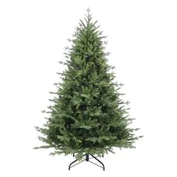 Albero Natale ASIAGO Verde (PVC e PE - H180 D132 cm) - immagine 1