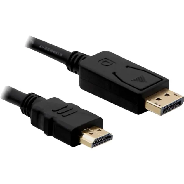 82435 cavo e adattatore video 3 m HDMI Displayport Nero - immagine 1