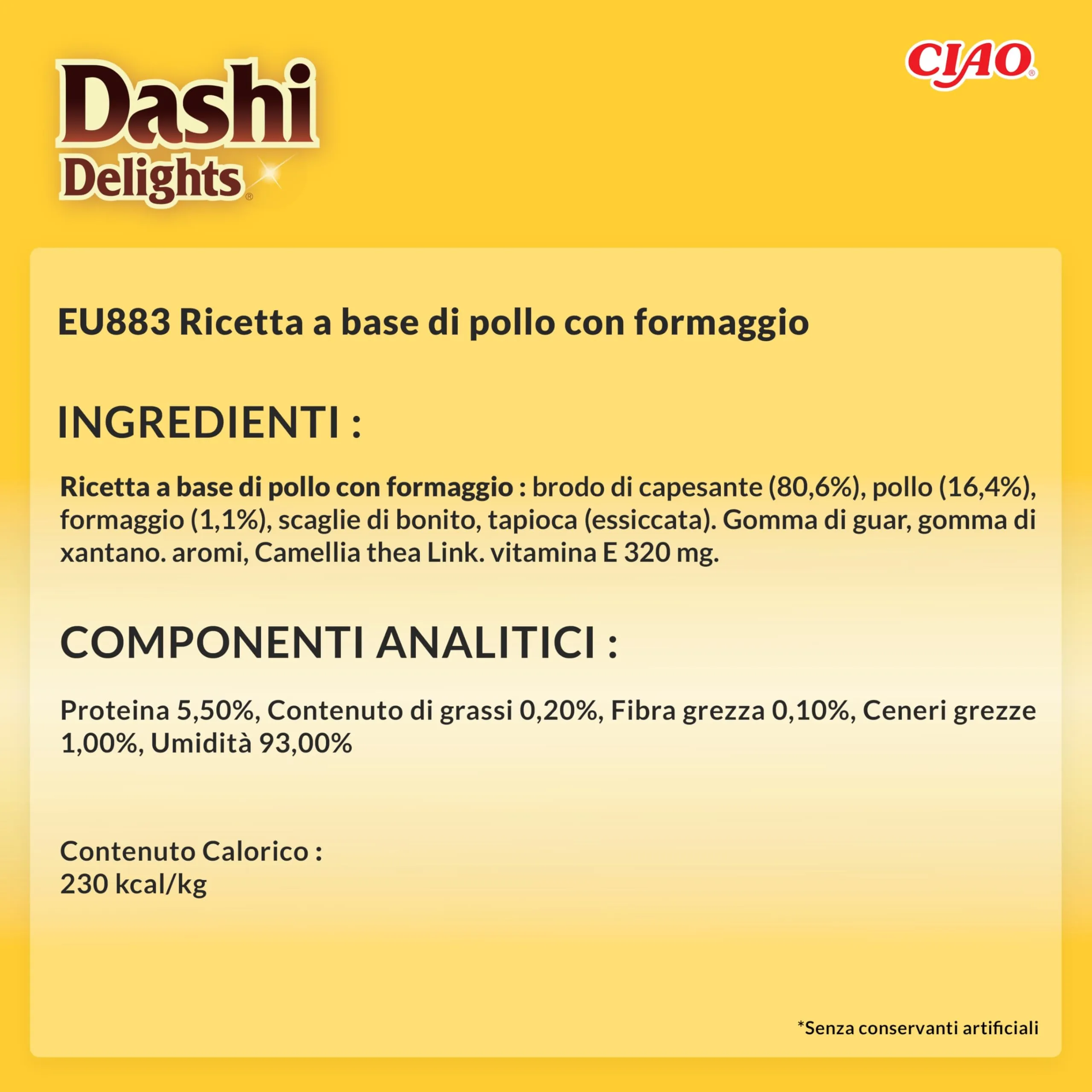 INABA Dashi Delights Silky Broth, Cibo Umido per Gatti con Pollo e Formaggio, Brodo di Pesce, Ricco di Proteine, Ingredienti Naturali, Pasto Complementare, 12 Confezioni da 40 g - immagine 6