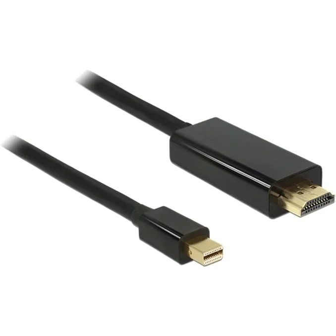 83698 cavo e adattatore video 1 m Mini DisplayPort HDMI Nero - immagine 1